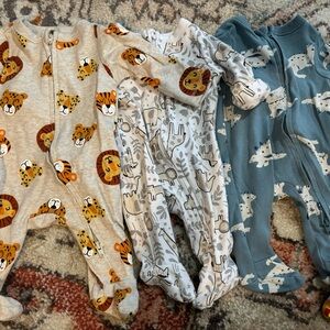 Bundle of 6 newborn footie pajamas from Old Navy